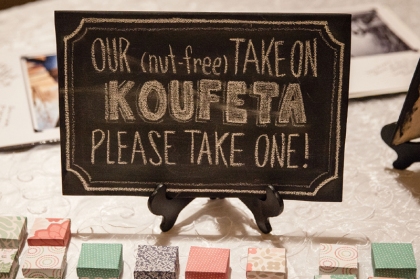 One of our "favors." More on the Koufeta in a future post!